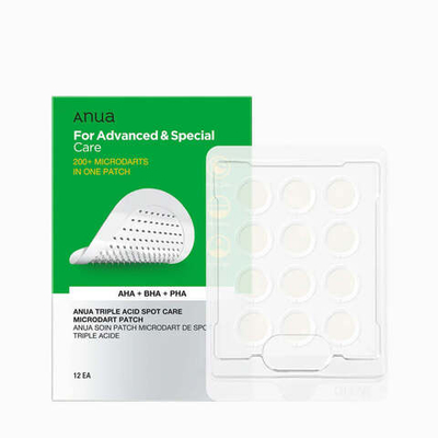 Anua Triple Acid Spot Care Microdart Patch 12шт