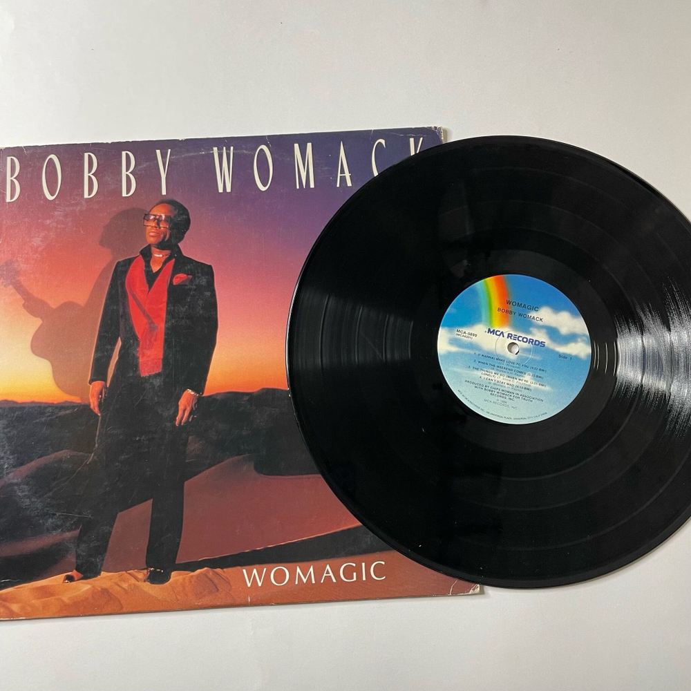 Винтажная виниловая пластинка LP Bobby Womack Womagic (USA 1986)