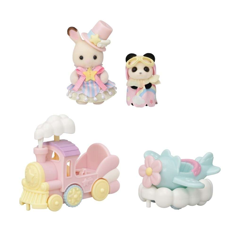 Sylvanian Families - FUN VEHICLES в парке аттракционов Набор с фигурками 5819
