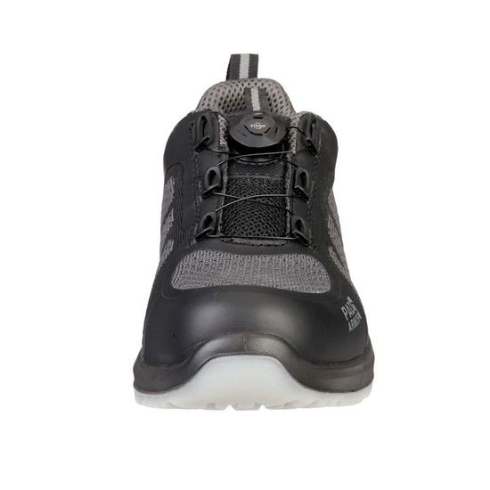 Полуботинки "Капер" с системой быстрой шнуровки, цв. серый, ПУ/ПУ, КП