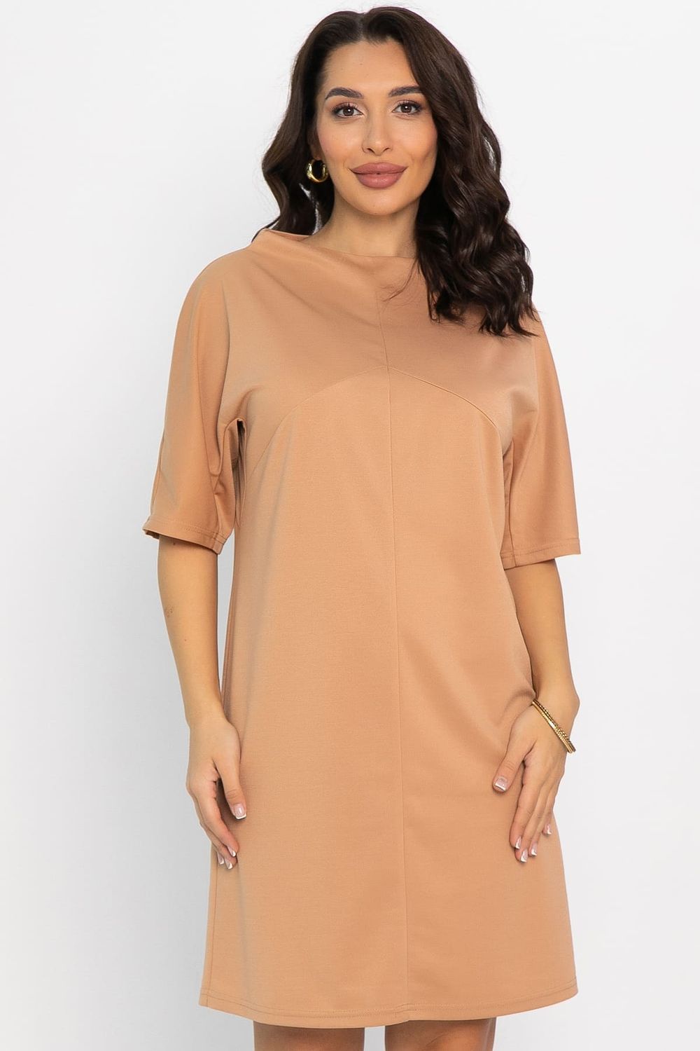 Платье трикотажное Ветта (бежевое) П14600-10М LT Collection