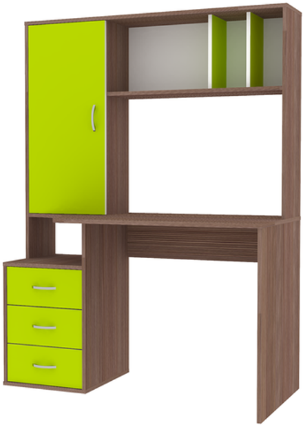 Стол компьютерный КарИВи Сокол Бодего Темный Лайм