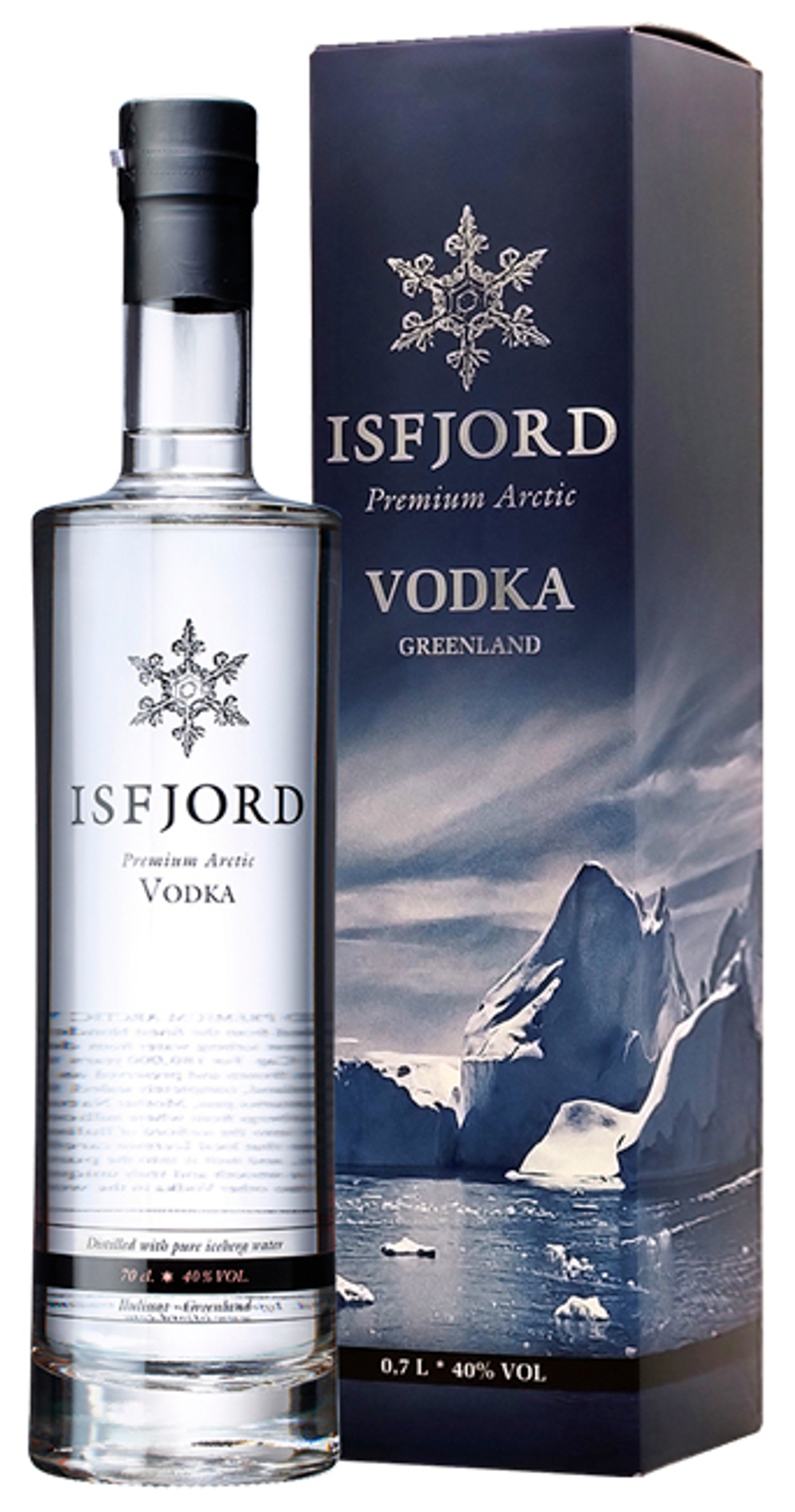 Водка Isfjord Premium Arctic Vodka, 0,7 л п/уп