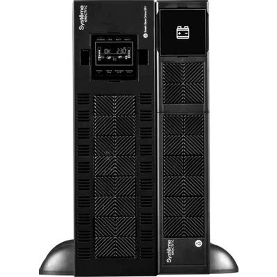 ИБП с двойным преобразованием Systeme Electric Smart-Save Online SRVSE10KRTXLI5U черный..