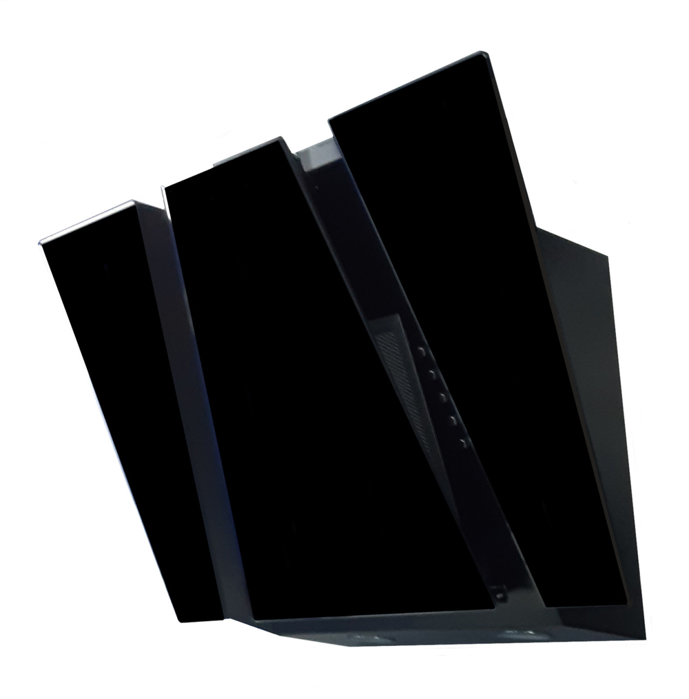 Вытяжка CIARKO SХМ 600 Black, черн стекло, галоген, кноп, 600 м3/ч