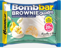 Bombbar Brownie Quadro Пирожное (50 гр.)