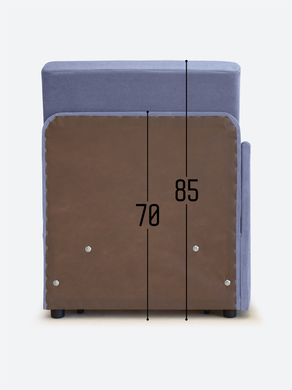 Кресло-кровать "Миник" с правым подлокотником, под правую руку