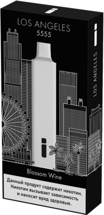 i individual Los Angeles White - Цветочное вино 5555 затяжек 20мг (2%)