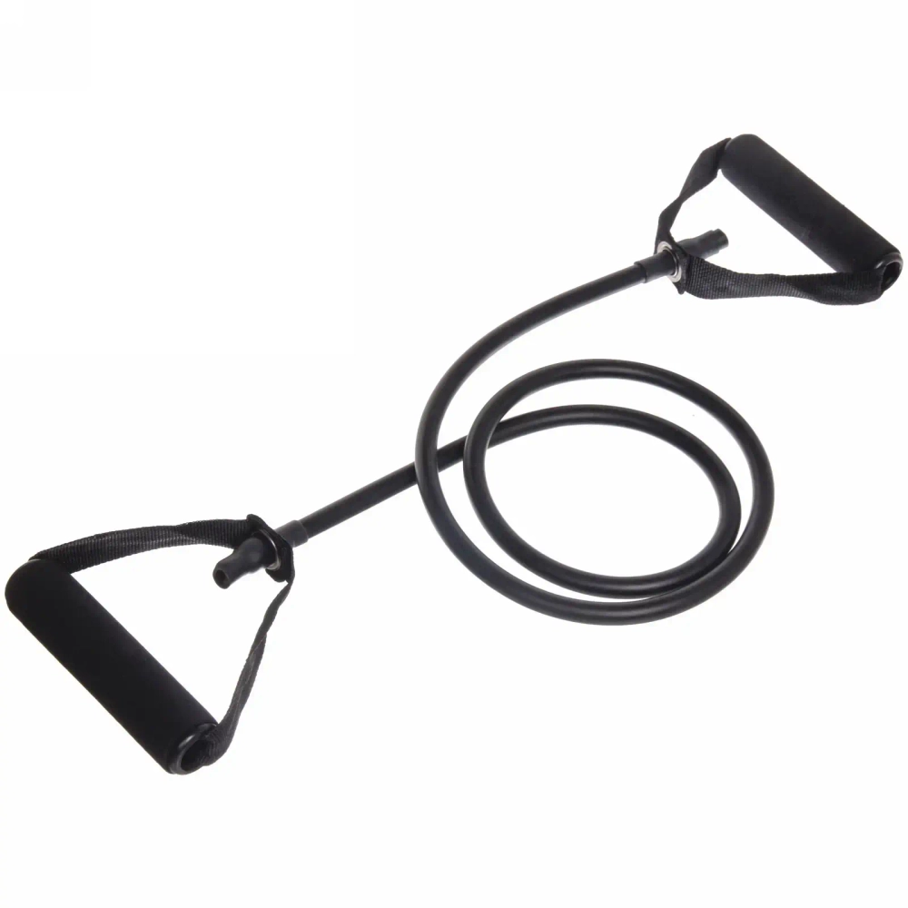 Эспандер трубчатый «Life» 1,30 м (нагрузка 13,5-15,5 кг), черный