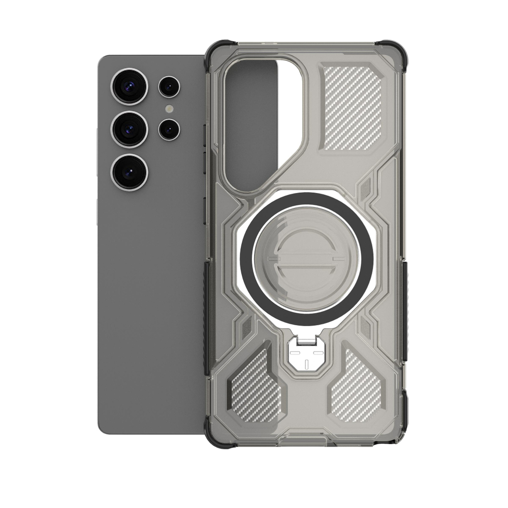 Прозрачный силиконовый чехол Expressive Clear Case для Samsung Galaxy S25 Ultra