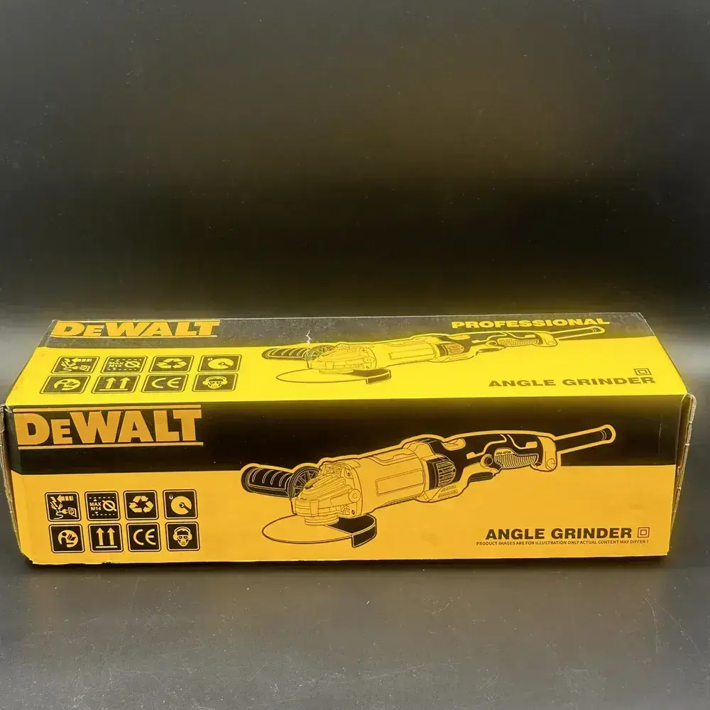 Электрическая болгарка DeWalt 1600 с регулировкой оборотов.Шлифмашина угловая электрическая. Сетевая болгарка. УШМ DeWalt