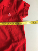 Футболка-поло Benetton лаконичная,  на 2 года