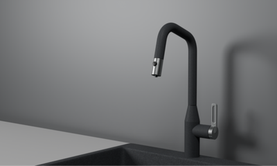 Granula GR-8171, ГРАФИТ, СМЕСИТЕЛЬ КУХОННЫЙ С ВЫДВИЖНЫМ ИЗЛИВОМ