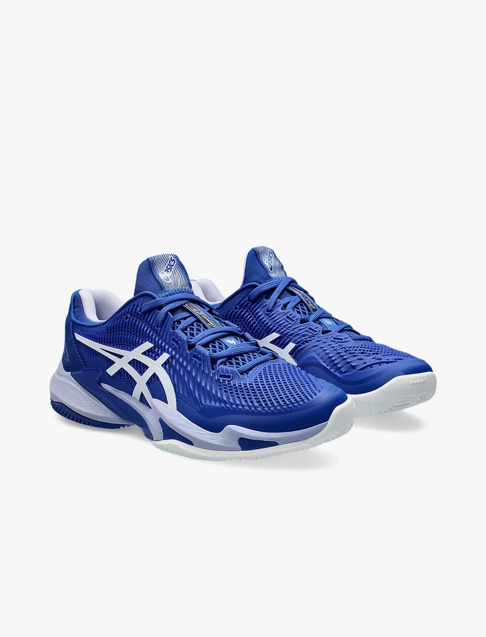 ASICS, COURT FF 3 NOVAK CLAY, BLUE/FRESH AIR, MEN, US 9 /EUR 42,5 /UK 8 /СМ 27
