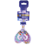 Расческа массажная детская «ФРАТТИ БУМ», единорожки влюбленные, форма сердце, 17*8,5см (блистер Ультрамарин)