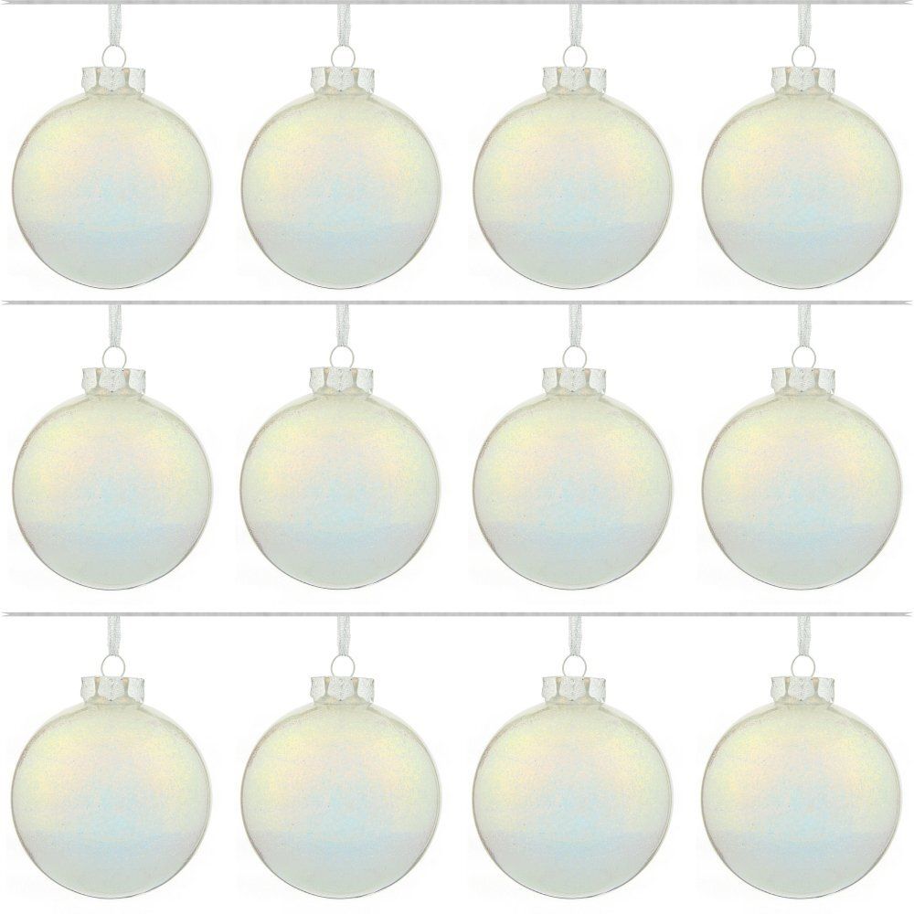 GAEM Набор из 12шт Украшение новогоднее Шар "Лунный свет", D 8 см, L35 W27 H9 см