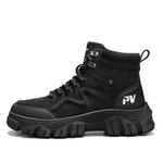 GONGNIUMEILI PU Short Combat Boots Men"s
