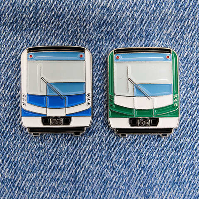 Значок метропоезд 81-556 НеВа (2 варианта)