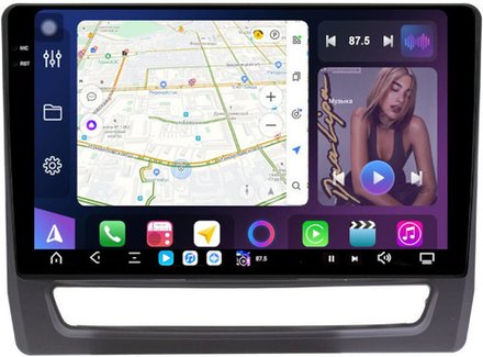 Магнитола для Mitsubishi ASX 2020+ (ШГУ 8", рамка тип 1) - FarCar GX3019M монитор 10.36" 2K QLED на Android 14, TS20, 6+128Гб, CarPlay, 4G SIM-слот