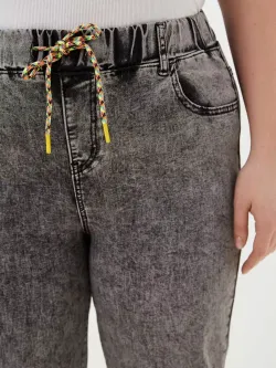 Джинсы на резинке больших размеров