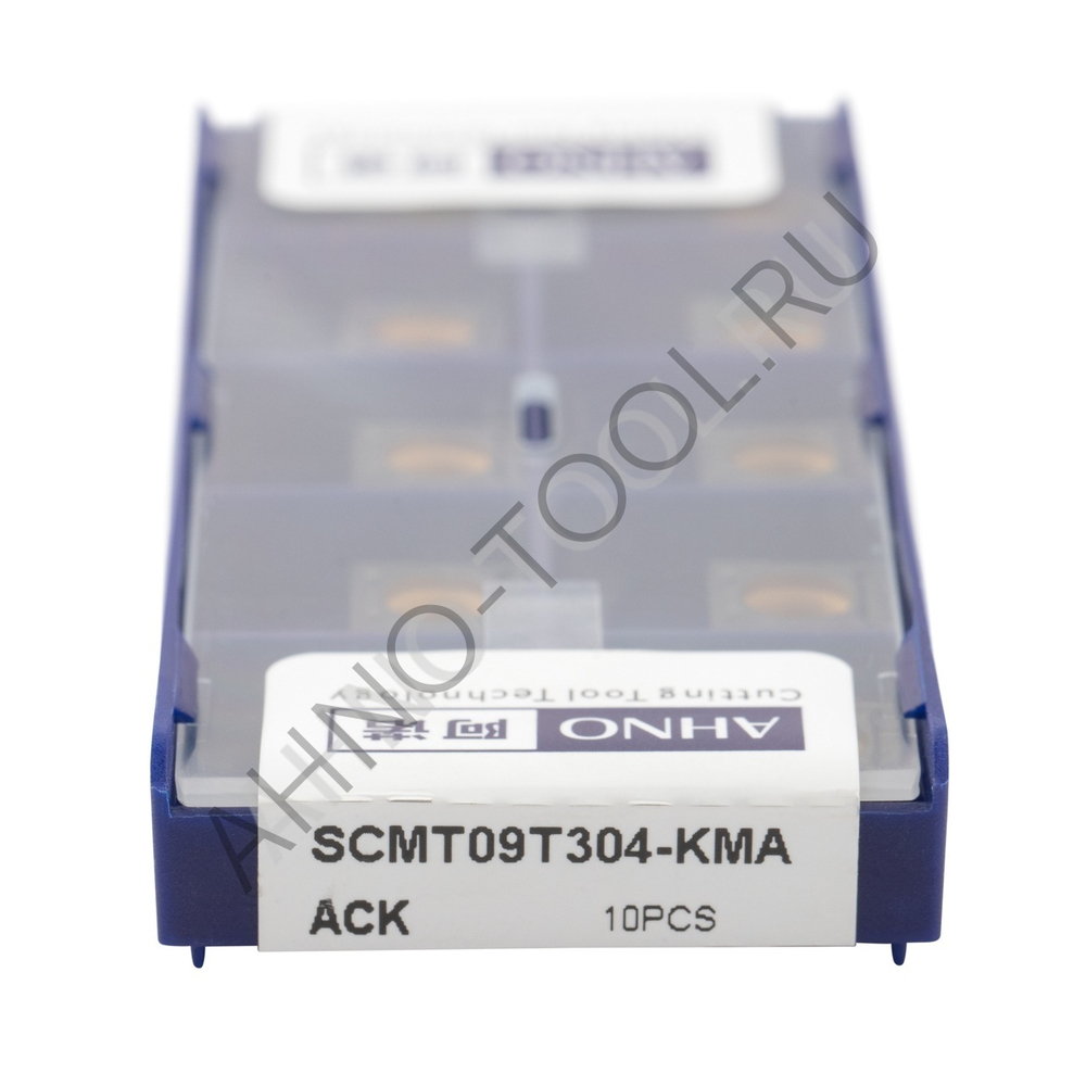 Пластина твердосплавная ISO SCMT09T304-KMA ACK10E AHNO по чугуну, чистовая