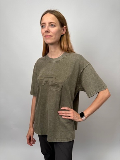 Oversize футболка " TRS " green