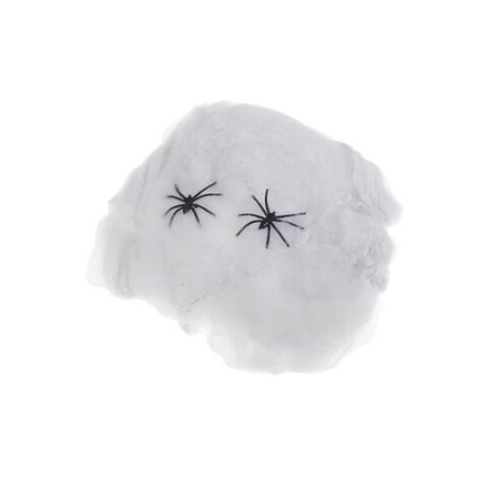 Паутина белая с 2 пауками 1х1м