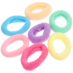 Резинки для волос 80шт «МИНДАЛЬ», цвет пастельный микс, d-2см