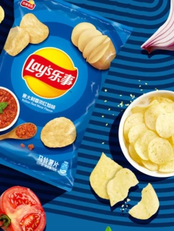Чипсы Лейс из Китая со вкусом Итальянского мяса 70 г
