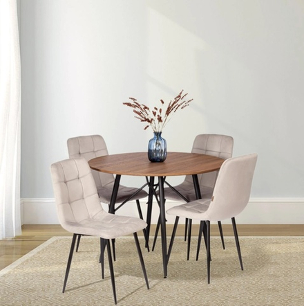 Chilly JSC-220 (Tetchair) Стул (светло-серый/черный)