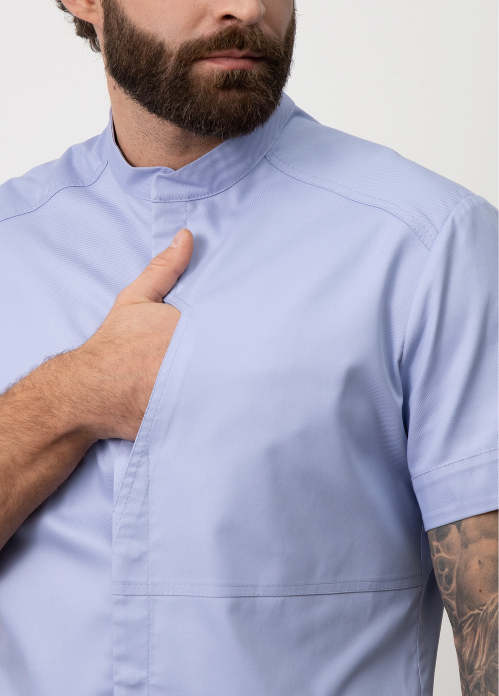 Рубашка с карманом-обманкой