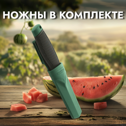 Нож Ganzo G806 черный c зеленым, G806-GB