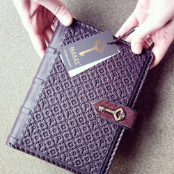 Ежедневник А5 «Ключ». Цвет коричневый