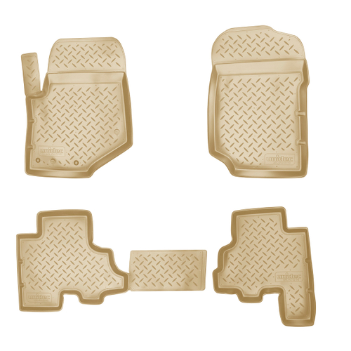 Ковры в салон Norplast/Unidec для Chevrolet Trail Blazer (2006-2009), Бежевый, арт.NPL-Po-12-70-B