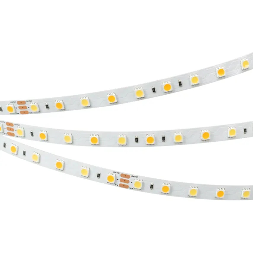 Светодиодная лента RT-B60-10mm 24V White-MIX (14.4 W/m, IP20, 5m) (Arlight, Изменяемая ЦТ) 025213(2)