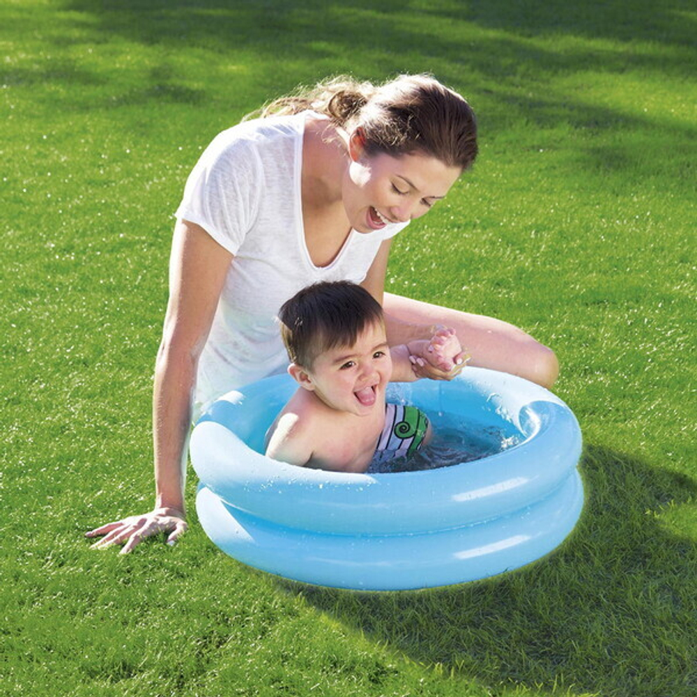 Бассейн надувной круглый 61*15 см Round 2-Ring Kiddie Bestway (51061)