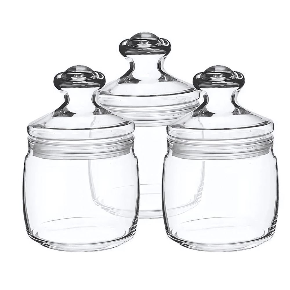 Банка с крышкой ЧЕШНИ 3 шт. 500 мл