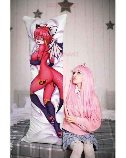 Дакимакура Фурри Дракон-лис арт. 0637