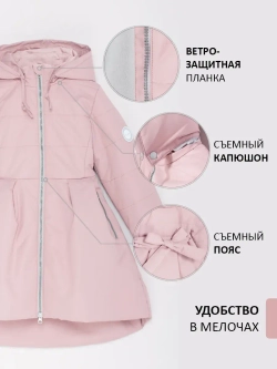 Пальто демисезонное стеганое утепленное мембрана