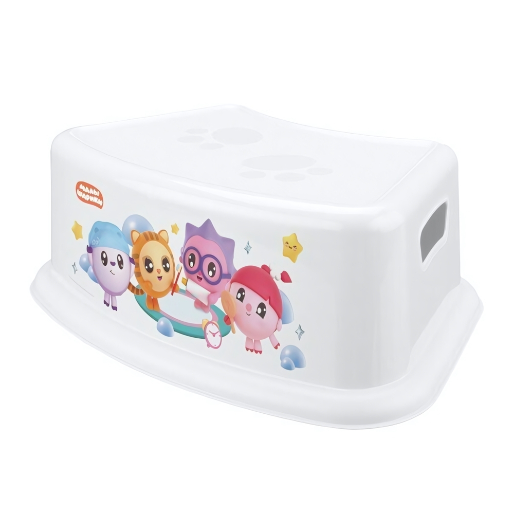 Подставка детская с декором малышарики (белый)