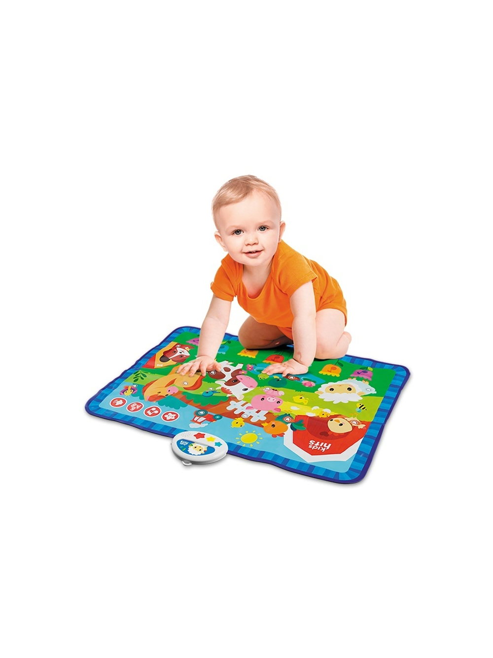 Интерактивная игрушка Kids Hits Музыкальный коврик с огоньками Кто пасется на лугу