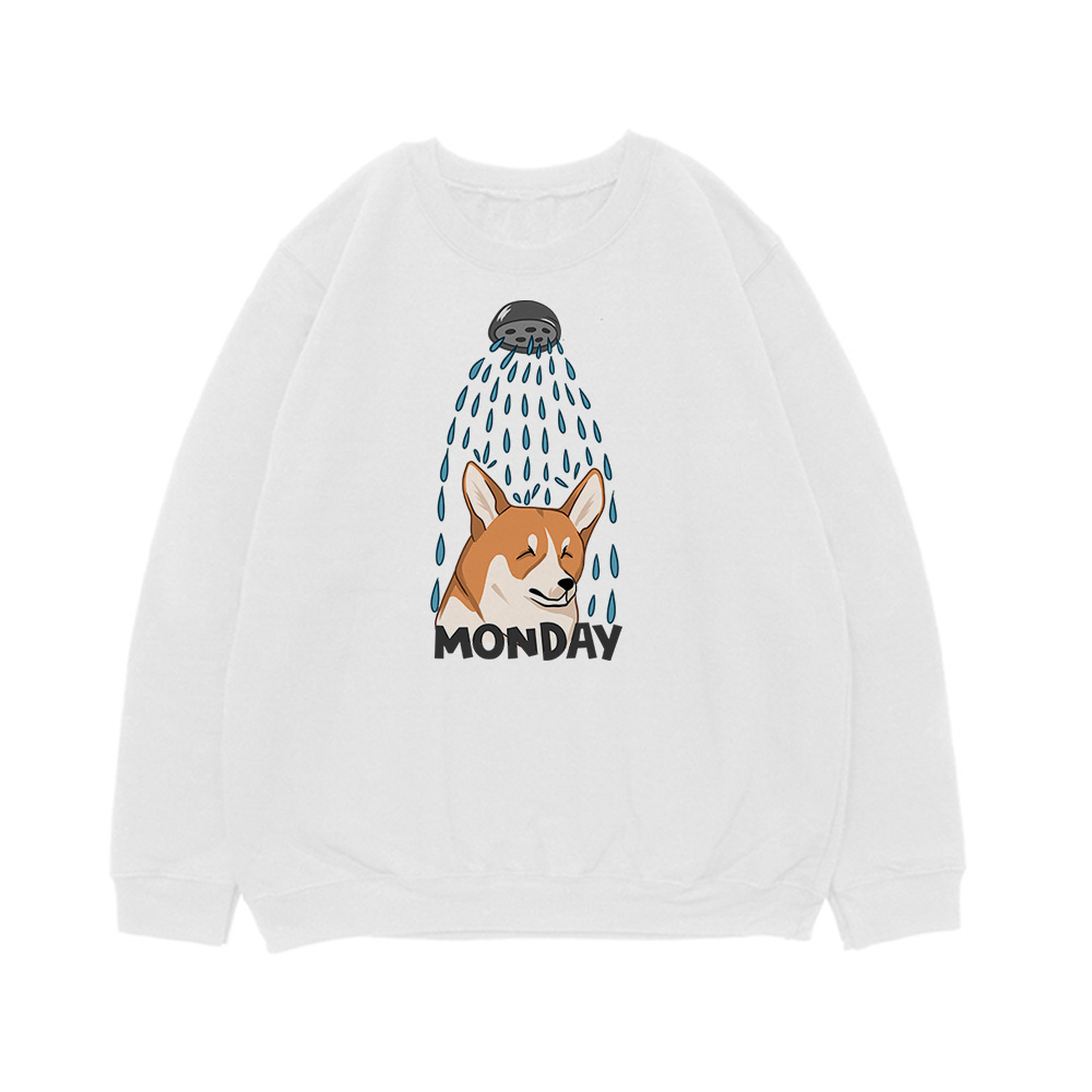Свитшот "Корги в понедельник"