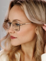 Оправа для очков для зрения металлическая брендовая