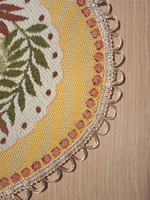 Набор декоративных гобеленовых салфеток "Рябинка" (1+6 шт.)