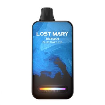 Lost Mary BM16000 Голубика Малина Лёд - Blue Razz Ice