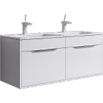 Тумба с раковиной AQWELLA Malaga 120 белая