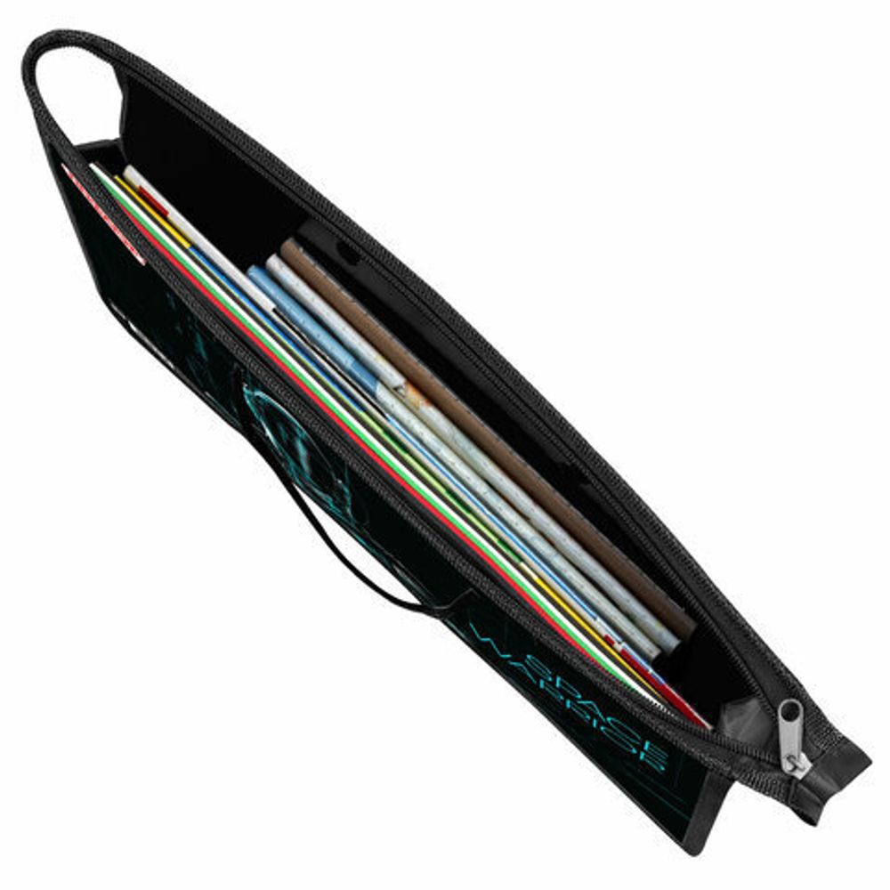 Папка на молнии с ручками ПИФАГОР А4, 1 отделение, пластик, ручки-шнурок, "Space warrior", 270866