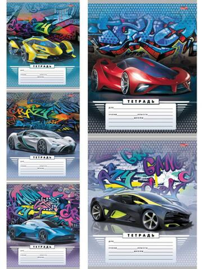 Тетрадь 24л. линейка "Концепты гиперкаров" (Проф-пресс)