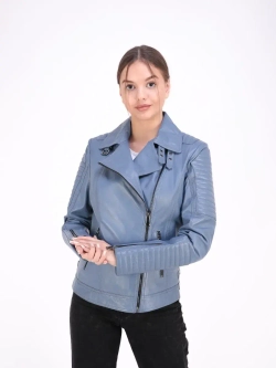 Косуха женская натуральная кожаная