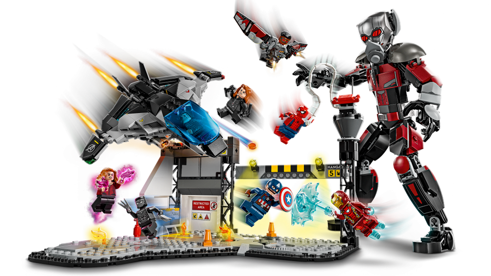 Конструктор Лего Marvel Super Heroes 76314 "Капитан Америка: Гражданская война"